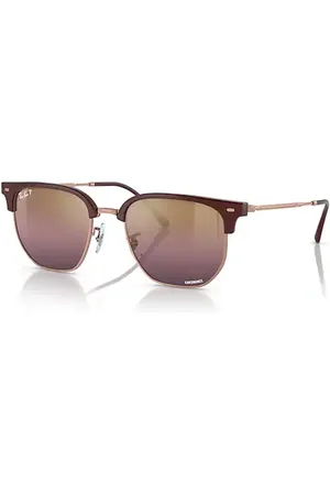 Ray-Ban New Clubmaster Lunettes De Soleil Monture Verres Rouge Polarisé 51-20