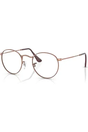 Ray-Ban Round Metal Optics Monture Verres Incolore 47-21