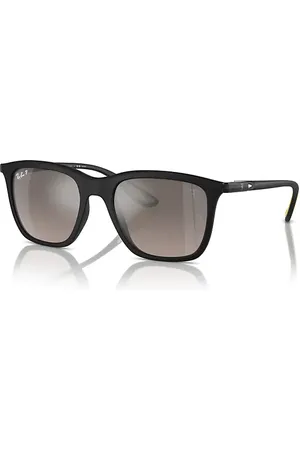 Ray-Ban Rb4433m Scuderia Ferrari Special Edition 2024 Lunettes De Soleil Monture Verres Argent Polarisé 54-20