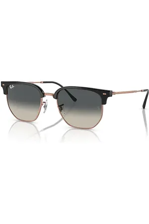 Ray-Ban New Clubmaster Lunettes De Soleil Monture Verres Gris 53-20