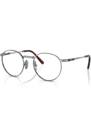 Ray-Ban Round II Titanium Optics Monture Verres Incolore Polarisé 47-20