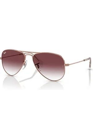 Ray-Ban Aviator Kids Lunettes De Soleil Monture Verres Violet 50-13