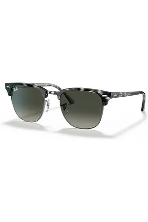 Ray-Ban Clubmaster Fleck Lunettes De Soleil Monture Verres Gris 51-21