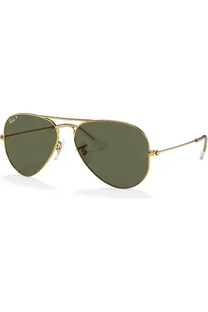 Ray-Ban Aviator Classic Lunettes De Soleil Monture Verres Vert Polarisé 55-14