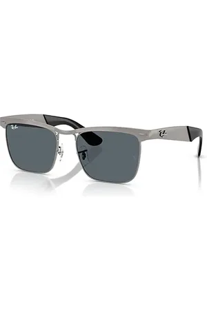 Ray-Ban Wayfarer Deluxe Lunettes De Soleil Monture Verres Bleu 56-18