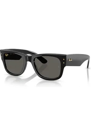 Ray-Ban Mega Wayfarer Blacked Out Collection Lunettes De Soleil Monture Verres Gris 51-21