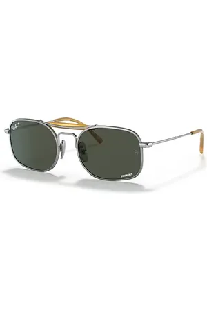 Ray-Ban Rb8062 Titanium Lunettes De Soleil Monture Verres Vert Polarisé 51-18