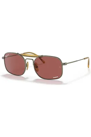 Ray-Ban Rb8062 Titanium Lunettes De Soleil Monture Verres Rouge Polarisé 51-18