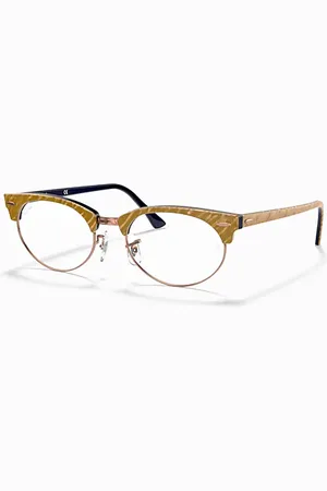 Ray-Ban Clubmaster Oval Optics Monture Verres Incolore 52-19