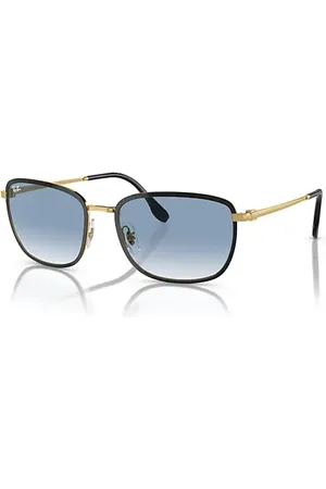 Ray-Ban Rb3705 Lunettes De Soleil Monture Verres Bleu 57-19
