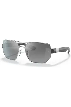 Ray-Ban Rb3672 Lunettes De Soleil Monture Verres Argent Polarisé 60-17