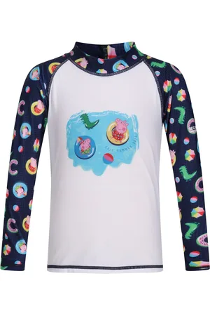 Regatta Combinaison de Bain Protectrice Enfant Avec Design Peppa Pig Blanc