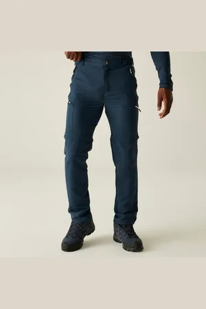 Regatta Pantalon de Marche Modulable Leesville III Pour Homme Bleu Foncé