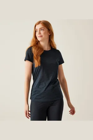 Regatta T-shirt Chiné Femme Fingal Marin