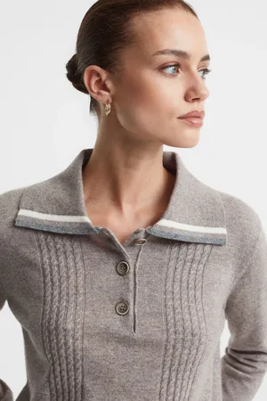 MADELEINE THOMPSON Cymbeline - Pull polo en laine et cachemire