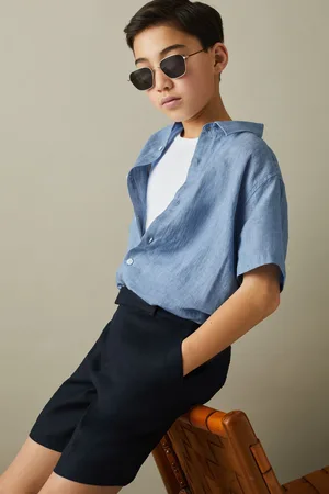 Reiss Holiday -Vacances Chemise en lin à manches courtes