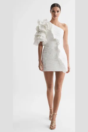 Acler Ascot - Robe courte asymétrique à volants