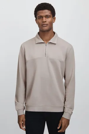 Paige Davion - Pull en coton à encolure zippée