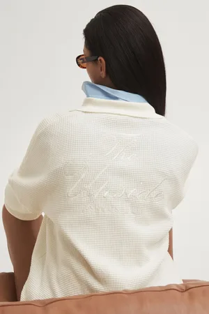 The Upside Wonder Knit - Pull polo surdimensionné en coton