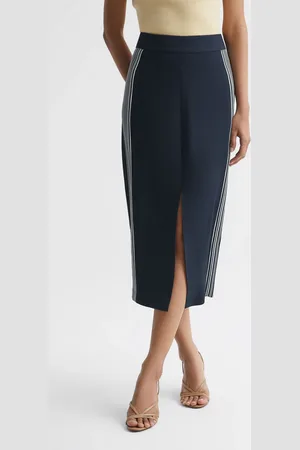 Reiss Pia - Jupe crayon mi-longue à taille haute
