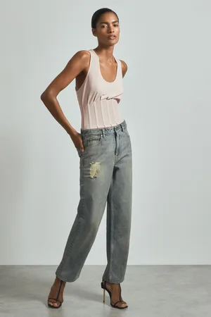 ATELIER Dina - Jeans larges ornés