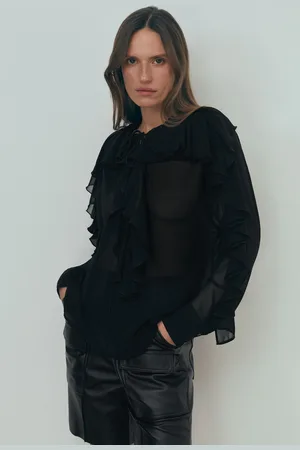 ATELIER Kiani - Blouse à volants en soie