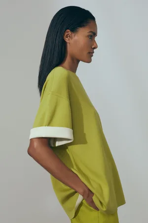 ATELIER Tess - Knitted Silk Blend Top with Cashmere