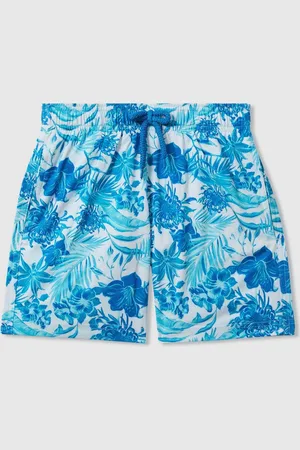 Vilebrequin Short de bain repliable à imprimé tortues