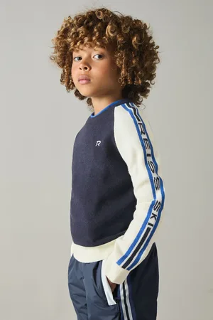 Reiss Buckley - Monogram-Embroidered Jumper with Wool