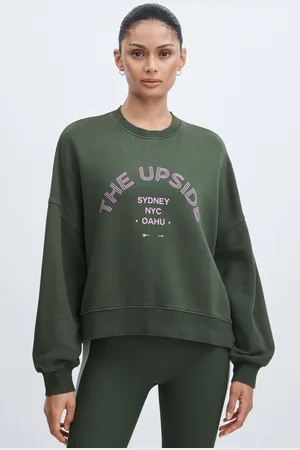 The Upside Jetset Paloma Crew - Organic-Cotton Crew-Neck Sweatshirt