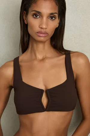 Reiss Alba - : V-Front Bikini Top