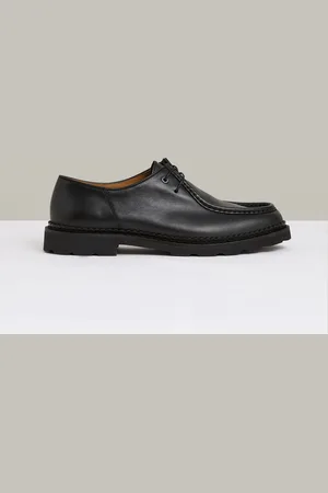 Reiss Hatton - Leather Moccasin-Toe Lace-Up Shoes
