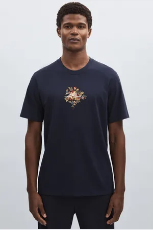 Les Deux Fiore Tshirt - Organic-Cotton Embroidered Logo T-Shirt