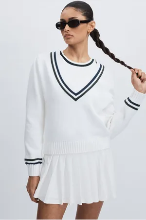 The Upside Deep V-Neckline 100% Organic Cotton Jumper -Deep V-Neckline 100% Organic Cotton Jumper