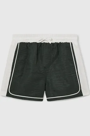 Reiss Cano - Cano Short de bain color-block à bordures passepoilées