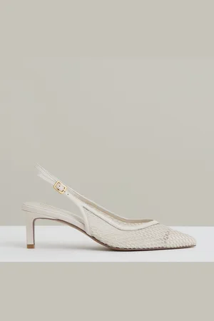 Reiss Sirena - Mesh Slingback Heels