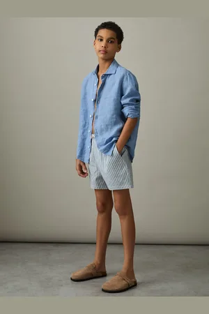 Reiss Bay - Short de bain ray?? en seersucker