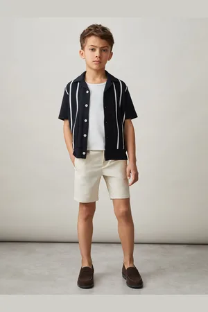 Reiss Chaplin - Stripe Cuban Collar Shirt