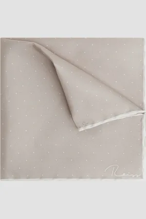 Reiss Liam - Pochette en soie ?? pois