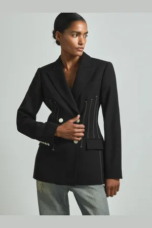ATELIER Honor - Blazer crois?? ?? point corset