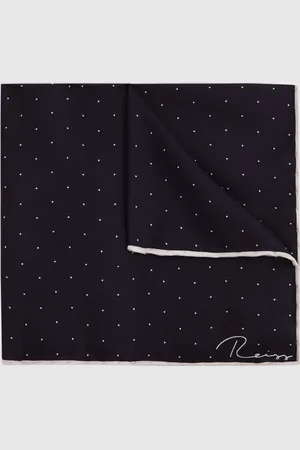 Reiss Liam - Pochette en soie ?? pois