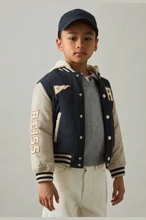 Reiss Wells - Home-Run Colourblock Bomber Jacket
