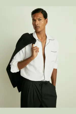 Reiss Aperitif - Cocktail-Jacquard Faille Shirt