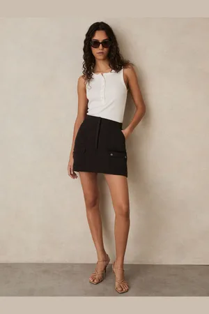 Reiss Peyton - Quilted Mini Skirt