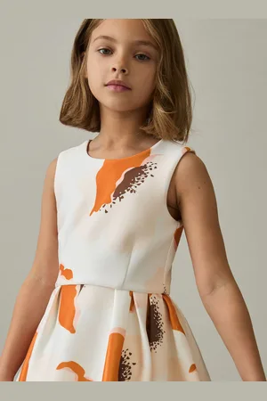 Reiss Trinny - Floral Scuba Sleeveless Dress