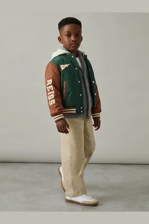 Reiss Wells - Home-Run Colourblock Bomber Jacket