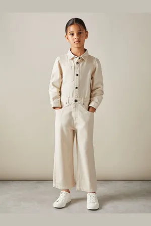 Reiss Aubrey - Combinaison en jean coupe large