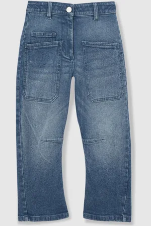 Reiss Brady - Brady Barrel-Leg Patch-Pocket Jeans