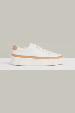 Reiss Leanne - Baskets ?? plateforme en cuir grain??
