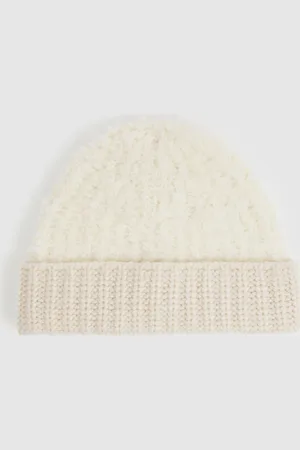 Reiss Benny - Fluffy Beanie With Wool